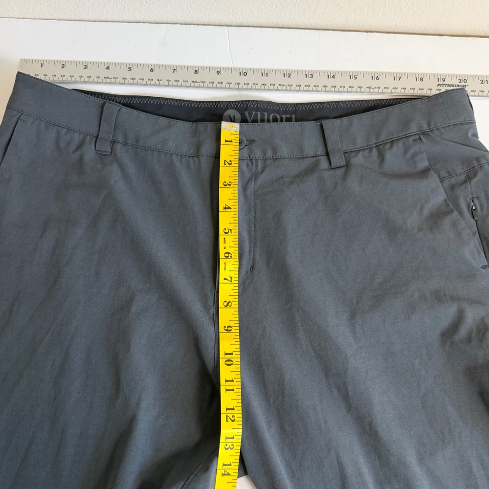 Vuori Mens 38 Gray Stretch Performance Travel Golf Pants Business Casual - Picture 7 of 9